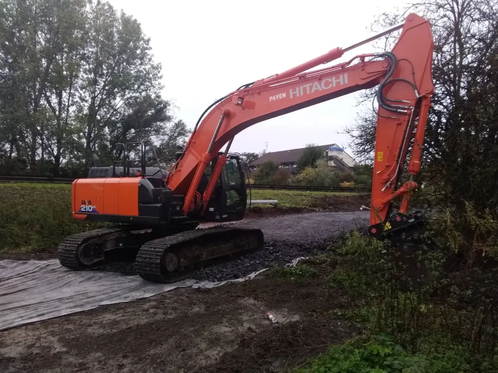 Démolition dalle béton près de Péronne