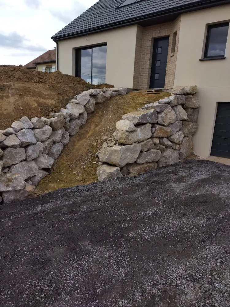 Enrochement près de Péronne